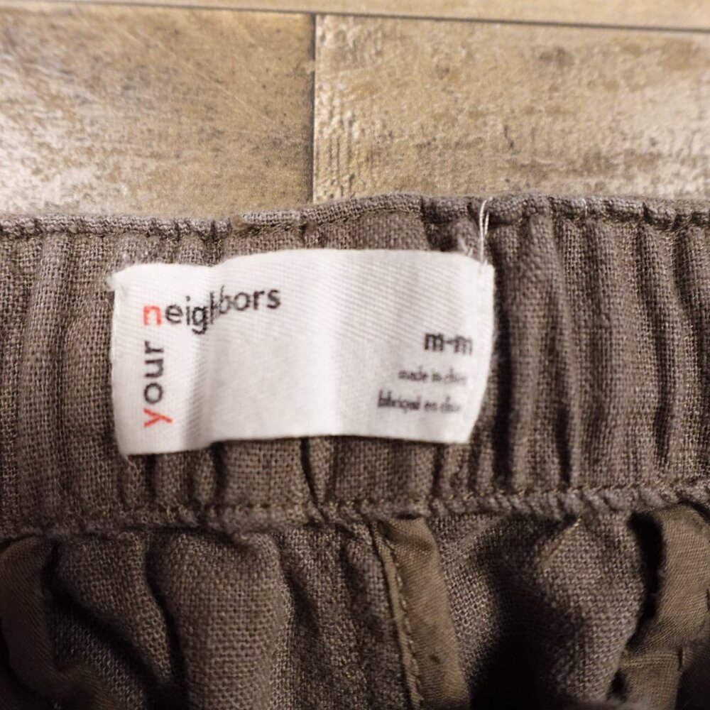 Urban Outfitters Your Neighbors Linen Blend Tapered Pants – Men's Medium Taupe‎ - Picture 3 of 11